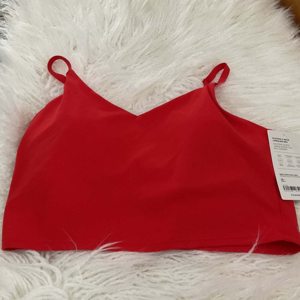 Athleta Elation V-Neck Longline Bra